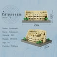 thumbnail image 5 of City Traveler Series Roman Colosseum Simulation Model Toy 1043pcs Micro Building Block Set DIY Assembly Best Gift For Home Decoration, 5 of 7