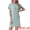 Green, variant on DARING DIVA Women's Short Sleeve Nightgown Lounge Nightshirt S Pink