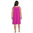 thumbnail image 5 of Aria Women's 100% Cotton Sleeveless 40" Nightgown, Sizes XS-5X, 5 of 6