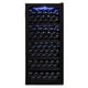 thumbnail image 1 of Whynter FWC-1201BB 124 Bottle Freestanding Cabinet Wine Refrigerators Free Standing, One Size, Black, 1 of 5