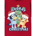 thumbnail image 2 of Bluey Hooray Christmas Girls Graphic Crew Neck Short Sleeve T-Shirt, Sizes 4-16, 2 of 4