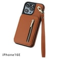 thumbnail image 3 of PU Leather Flip Phone with Hand Strap and Card Slots for 15 Featuring Detachable Crossbody Lanyard, 3 of 8