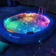thumbnail image 4 of 2pcs Solar Pool Light IP67 Waterproof, 16 Color LED Underwater Light with Remote Control for Swimming Pools and Ponds, 4 of 7