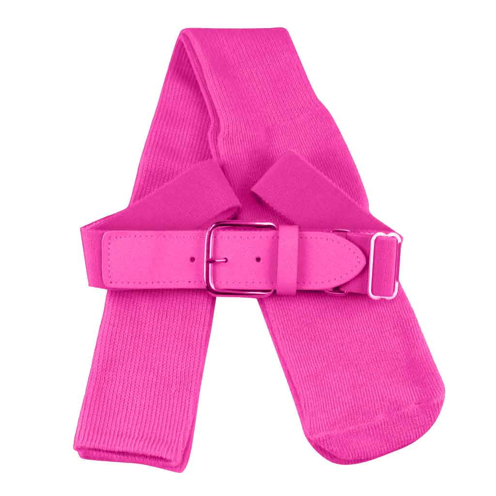 TCK Baseball Sock & Belt Combo MD Hot Pink 