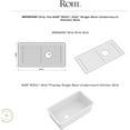 thumbnail image 3 of Rohl Allia Wire Sink Grid For 6497 Kitchen Sink in Stainless Steel - WSG6497SS, 3 of 5