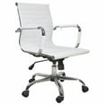 thumbnail image 5 of vidaXL White Leather Office Chair, 5 of 8