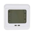 thumbnail image 1 of Miangastore Régulateur Numérique Programmable à Écran Tactile Thermostat de Chauffage de Pièce au Sol pour Plancher Chaud Contrôleur de Système de Chauffage Électrique (Ajouter 3 Mètres Sonde Externe, Blanc), 1 of 8