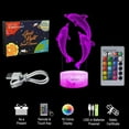 thumbnail image 6 of YSITIAN Dolphin 3D Night Light for Kids 16 Color Changing 3D Illusion Lamp with Remote, Dolphin 3D lamp Dolphin Lamp for Bedroom Dolphin Gifts F1116-242, 6 of 8