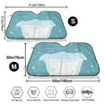 thumbnail image 3 of Balery Bathtub with Soap Bubbles Print Car Windshield Sun Shade,Windshield Sunshade for Car Pickup Truck SUV Accessories-Small, 3 of 7
