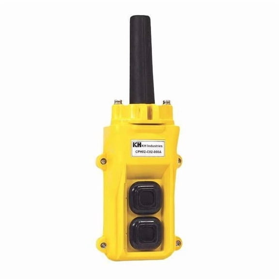 Kh Industries Pendant Station,2,Push Button,NO,Yellow CPH02-D00-000A