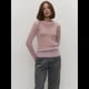 thumbnail image 4 of Suéter Básico de Cuello Redondo para Mujer, Jersey de Larga y Cuello Redondo. Rosa S, 4 of 10