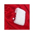 thumbnail image 6 of Sunny Fashion Girls Dress Red Velvet Christmas Santa Flared Long Sleeve Warm Winter Holiday Family 10 Years, 6 of 8