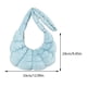 thumbnail image 2 of Bolso plisado para axila para mujer, bolso acolchado para axila, bolso de hombro de nube a la moda de gran capacidad, bolso acolchado de algodón de Color sólido, 2 of 2