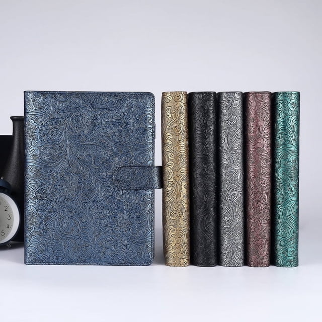 Cuaderno con estampado retro, libro de arte en relieve, bloc de notas A5A6, diario, diario de estudiante, libro de macarrones
