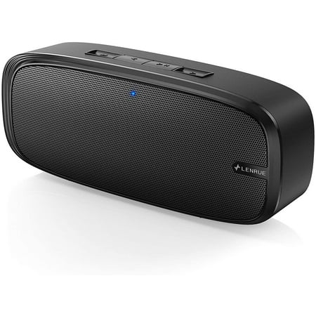 LENRUE Bluetooth Speaker Wireless Portable Speaker with Loud Stereo Sound Rich Bass 12-Hour Playtime Built-in Mic. Perfect for iPhone Samsung and More