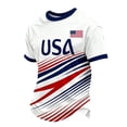 thumbnail image 2 of Men's USA Soccer Jersey Shirts 2026 Country Team Short Sleeve Crewneck Fan International Football Shirt Retro Streetwear Top, 2 of 4