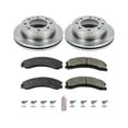 thumbnail image 3 of Power Stop Front Stock Replacement Brake Pad and Rotor Kit KOE6258, 3 of 8