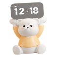 thumbnail image 4 of Figurita de resina, reloj Digital LED de oso, lindo reloj de escritorio para niños, escultura de Animal para dormitorio de guardería escolar, niños, 4 of 8