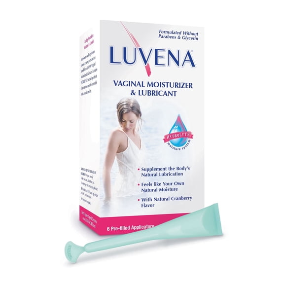 Luvena Vaginal Moisturizer & Lubricant for Women, pH Balanced, 1 Pack