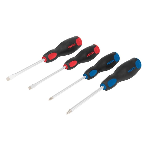Juego de Desarmadores 4 PZ Comfort Grip Pretul 20218