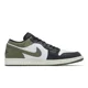 thumbnail image 3 of Ni-k-e Air Jordan 1 Low AJ1 Black Toe Medium Olive Men Casual Shoes 553558-092, 3 of 6