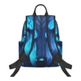 thumbnail image 2 of Balery Futuristic Blue Light Wolf Lightweight Backpack for Men and Women - Durable and Water-Resistant, Ideal for School, Work, Travel, and Everyday Use, 2 of 9
