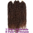 thumbnail image 5 of SEGO 18 inch Passion Twist Braiding Hair Water Wave Crochet Hair Passion Twist Crochet Hair Braids Synthetic Crochet Hair Extensions, 5 of 10
