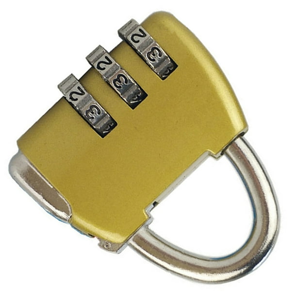 Cerradura de combinación, candado de 3 dígitos Cerradura de maleta con combinación Candado de dígitos Probado y confiable