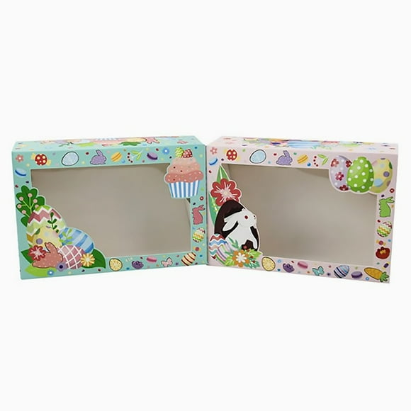 Easter Bunny Decor, Easter Bunny Snack Box Cake Box Window Easter Party Candy Box Gift Box Holiday Gift Decoration