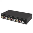 thumbnail image 3 of 2 in 1 Out AV Switch Selector Box 2 Port 3RCA AV Audio Video Switch Splitter Hub Switcher for DVD Player STB HDTV TV Box,1 * Audio Video switcher,Black, 3 of 8