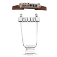 thumbnail image 4 of Guitar Bridge, Standard Size Easy To Install Adjustable Height Metal Tailpiece With Screws And Wrenches For 6 String Instruments, 4 of 8