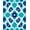 Teal, Pattern 1, variant on ODIKA 4' x 6' Machine Washable Non-Slip Area Rug, Moroccan hexagon High Traffic Rug, Orange, 664818