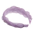 thumbnail image 6 of Unique Bargains 1 Pcs Mesh Rhinestone Chain Headband Faux Crystal Headbands Hair Accessories Purple 1.1 Inch Wide, 6 of 7