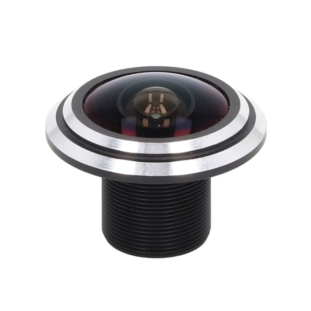 Lente ojo de pez de 5 MP, alta definición, distancia focal de 1,8 mm, apertura fija, aleación de aluminio para cámara CCTV.