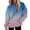 Blue, variant on Bovemsi Sweatshirt for Women Large Hoodie With Gradient Print Plus Size Long Sleeved Sweater Pullover Autumn Pocket Clothes Comfort Hoodie