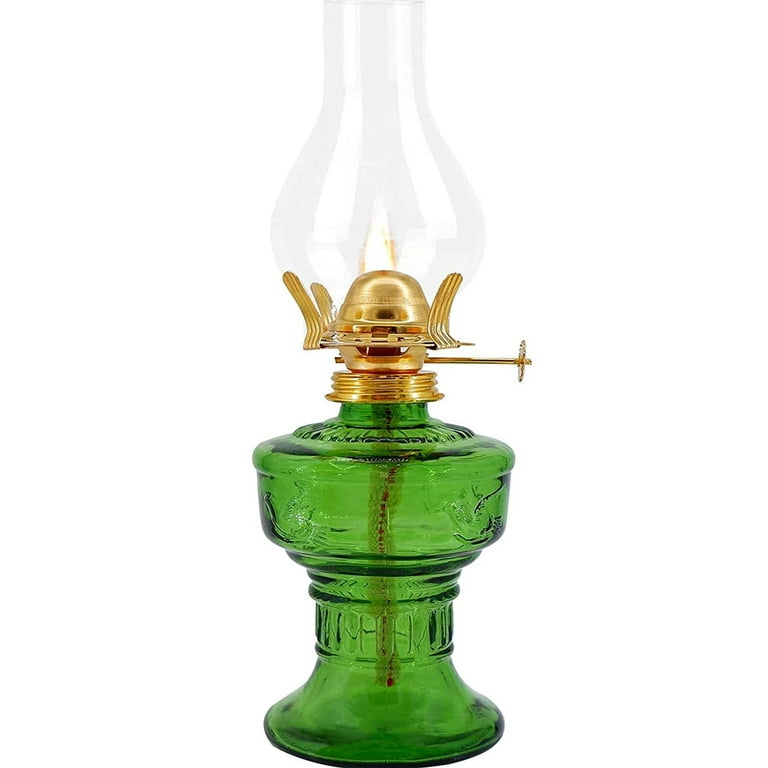 Large Glass Kerosene Oil Lamp Lantern Vintage Four-Claw Oil Lamps