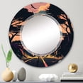 thumbnail image 4 of DESIGN ART Designart 'Road To The Sunset I' Printed Modern Landscape Beach Wall Mirror 24in.x24in., 4 of 5