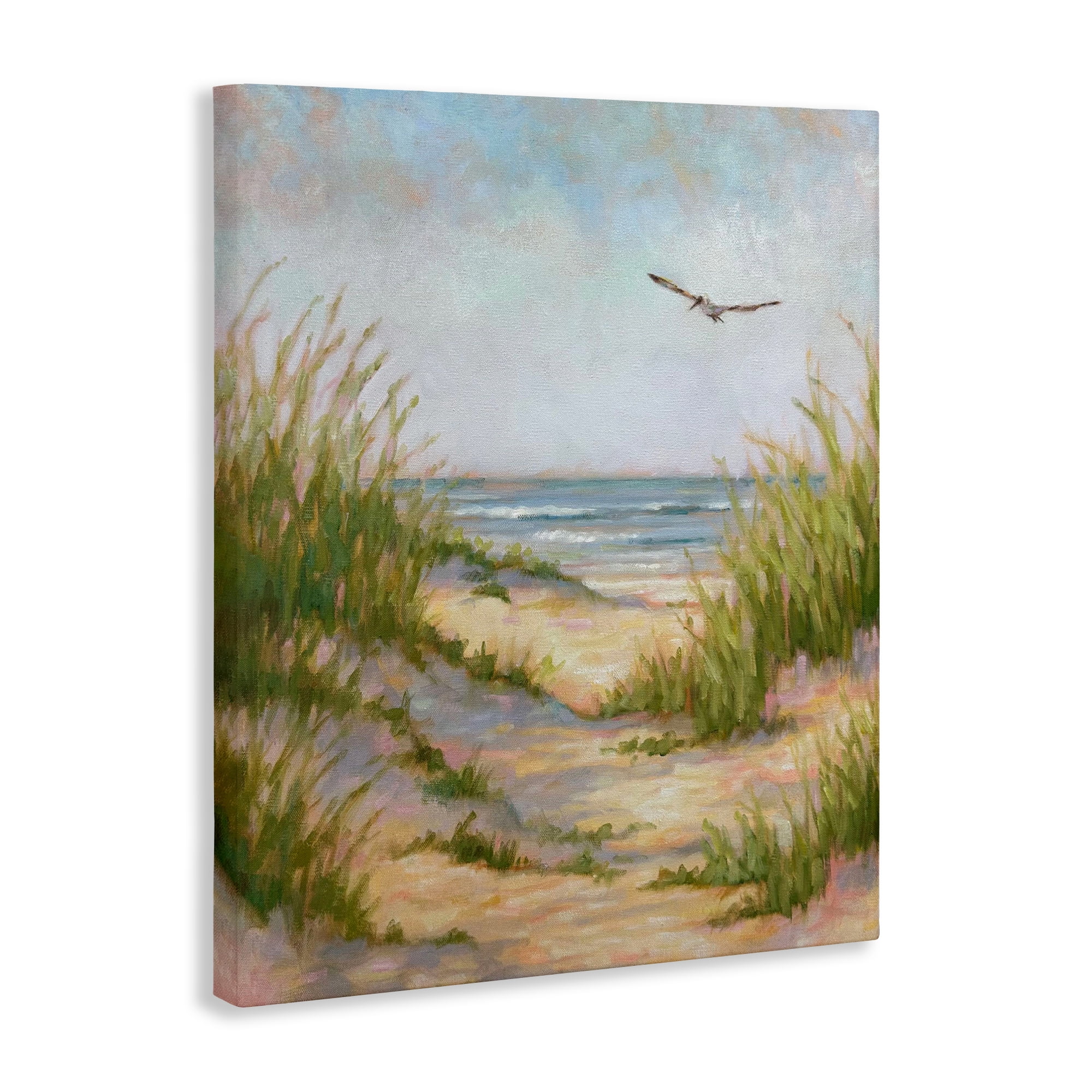 Stupell Industries Peaceful Beach Sand Dunes Canvas Wall Art, design by Linda Sperruzzi