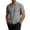Gray, variant on hoksml Men's V Neck Short Sleeve Cotton Linen T Shirt, Solid Color Breathable Casual Tops for Beach Daily Wear and Summer Casual