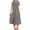Gray, variant on Aellinatey Patient Gown With Adaptive Design Overlap Open Back Tear Away Hospital Dress