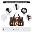 thumbnail image 4 of Balery Fall Gnomes Bolsa de Gimnasio para Mujeres, Bolsa de Viaje con Bolsillo Húmedo, Bolsa de Fin de Semana para Mujeres, Bolsa de Viaje Resistente al Agua, 4 of 7