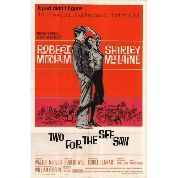 Two for the Seesaw Movie Poster (11 x 17) - Item # MOVIF7080