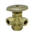thumbnail image 2 of Proflo Pfx3c322r 5/8" X 3/8" X 3/8" Dual Outlet Stop - Brass, 2 of 2