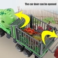 thumbnail image 3 of Dinosaur Toy Cars Set Dinossauro Transport Carrier Camión Vehículo Ingeniería Tire Hacia Atrás Modelo De Coche Para Niño Eigraketly FN006660-01, 3 of 6