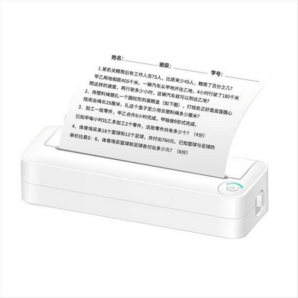 Impresora Inteligente Portátil X8 A4, Pequeña, para Uso Doméstico, con Función Térmica, Bluetooth, Versión Wifi, Conectable A Teléfono Móvil, Sin Tinta.