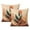 Mid Century Modern, variant on Burnt Orange Blue Carpet Pattern Farmhouse Cushion Throw Pillow Covers 16"x16", Set Of 2, Linen Study Sofa Cushion Cover Indoor Living Room Home Decor