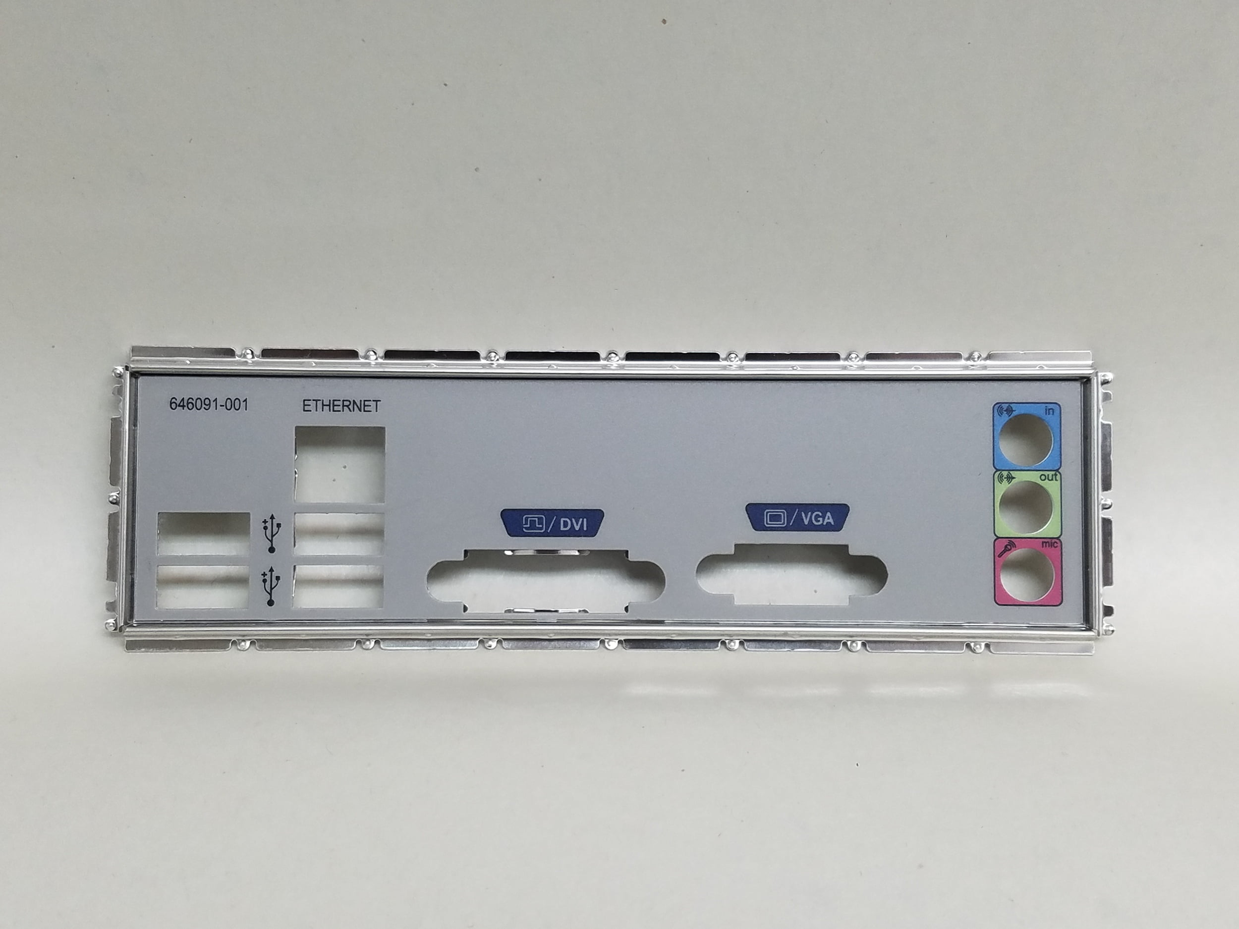 Pre-Owned HP I/O Shield For Pro 3500 Desktop Motherboards - 696234-001 ...