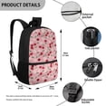 thumbnail image 5 of Uorisanigo Kids Back Pack Lightweight Backpack School for Girls Boys 5-13 Cherry Flower Toddler Rucksack with Water Bottle Pockets Preschool Kindergarten Elementary Bookbag, 5 of 6