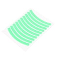 thumbnail image 3 of Mejore la visibilidad y el equilibrio de las bicicletas de los niños: pegatinas reflectantes de seguridad para ruedas de bicicleta de color verde, 3 of 8