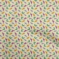 thumbnail image 1 of oneOone Silk Tabby Light Yellow Fabric Colorful Dinosaur Cartoon Craft Projects Decor Fabric Printed By The Yard 42 Inch Wide, 1 of 5